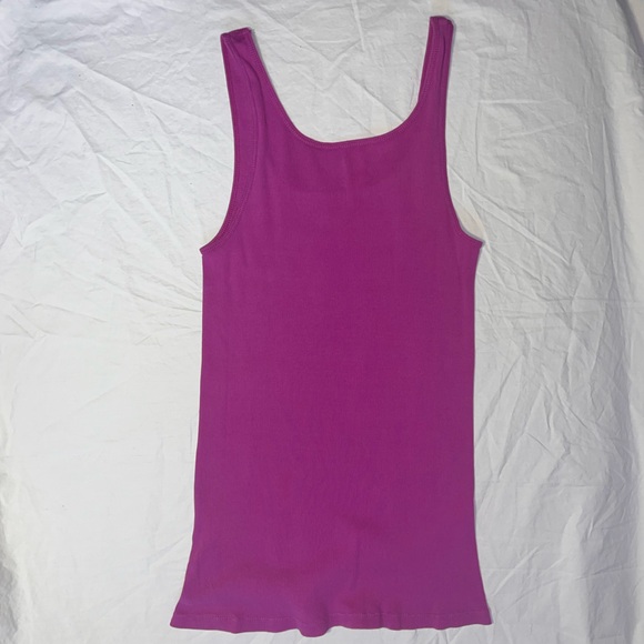 JCrew Fuschia / cream featherweight tank top bundle - Picture 8 of 9
